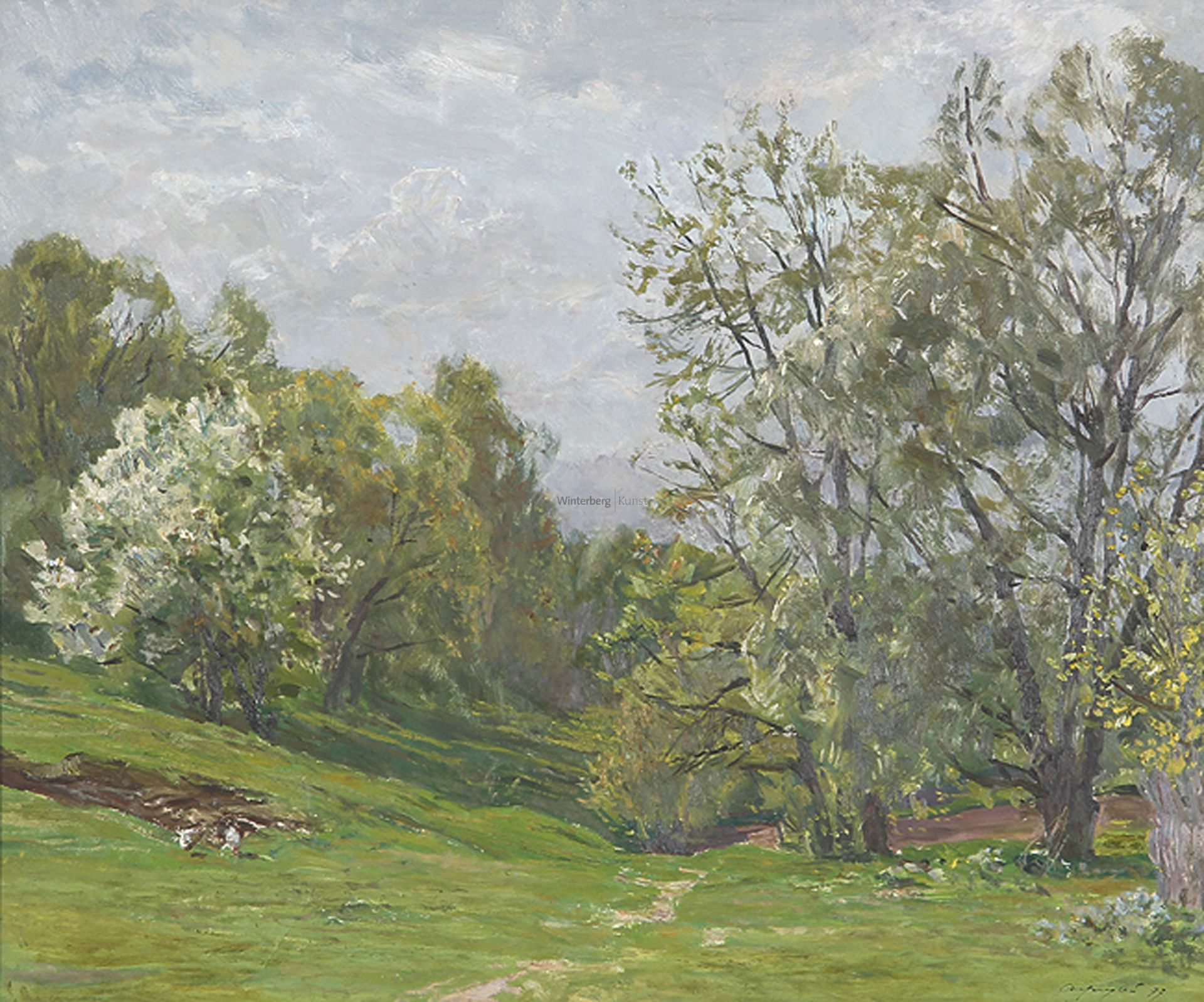 ALEKSEJ MICHAILOWITSCH GRICAJ (GRITSAI bzw. GRIZAI): Frühlingslandschaft.