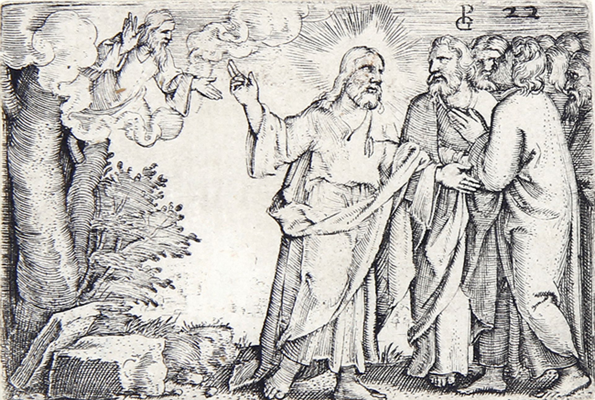 GEORG PENCZ: Christus legt Zeugnis ab vor seinem Vater - Die Himmelfahrt Christi.