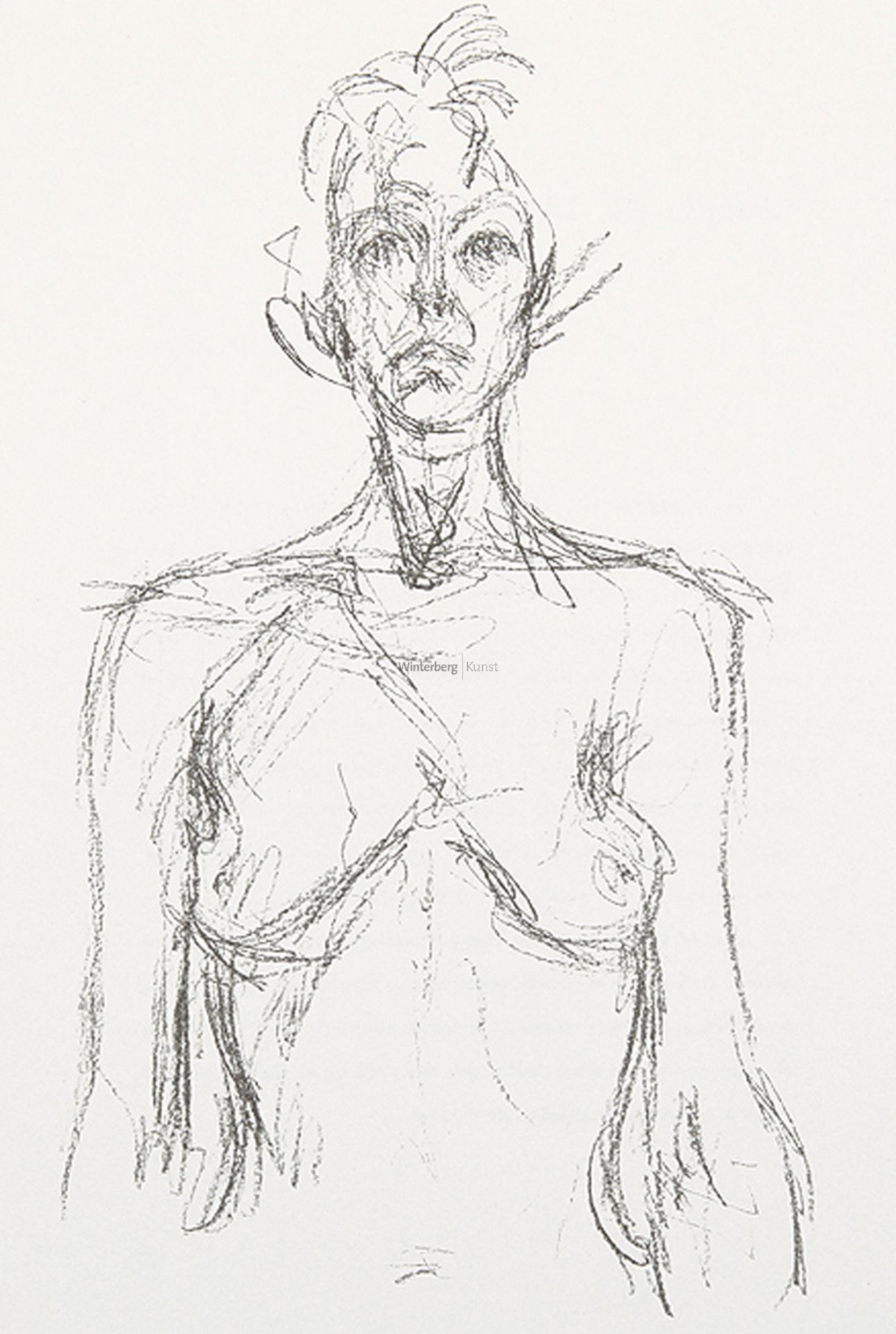 ALBERTO GIACOMETTI: Bust of a Nude - Nude.