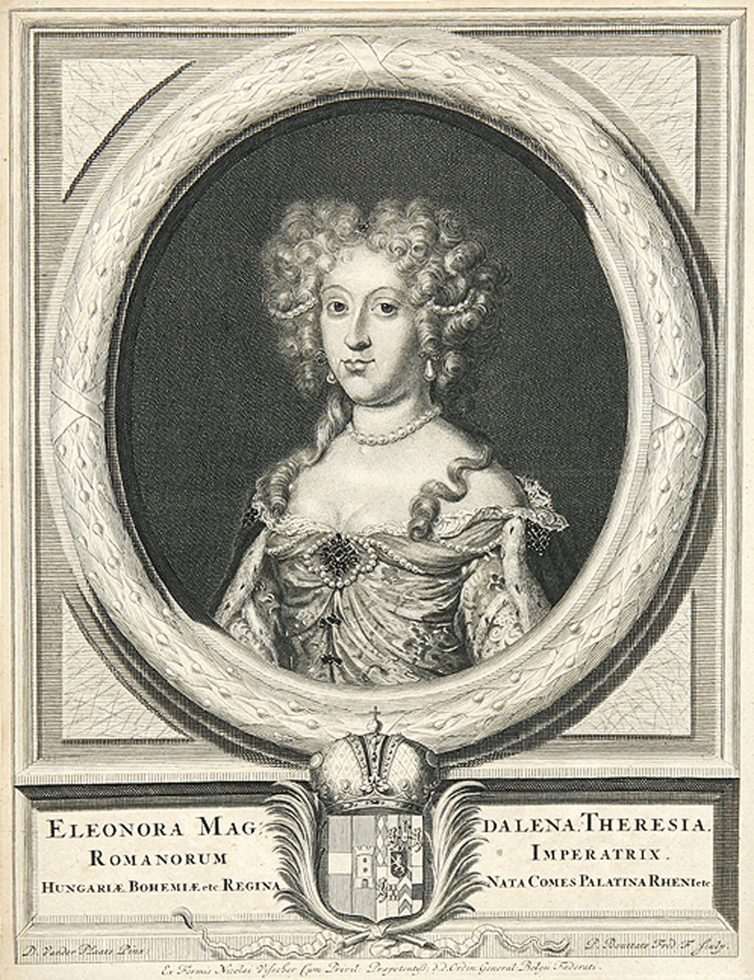 VARIA - PORTRÄTS: Eleonore Magdalena Theresia von Pfalz-Neuburg, Kaiserin des Hl. Römischen Reiches