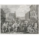 WILLIAM HOGARTH: The March to Finchley.