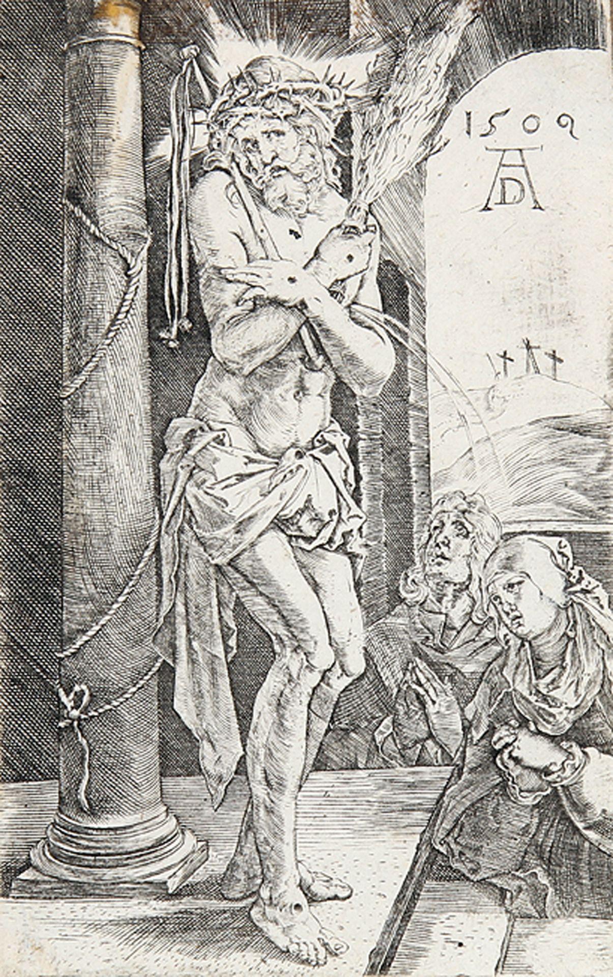 DÜRER - Kopien: Der Schmerzensmann an der Säule - Christus vor Kaiphas - Die Geisselung.