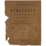 REMBRANDT HARMENSZ. VAN RIJN: Rovinski, Dmitri; L'Oeuvre gravé de Rembrandt.