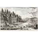 GIOVANNI BATTISTA PIRANESI: Veduta del Sito, ov’era l’antico Foro Romano.