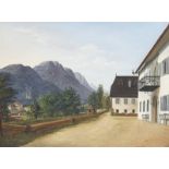 FRANZ HAUSER: Häuser am Alpenrand.
