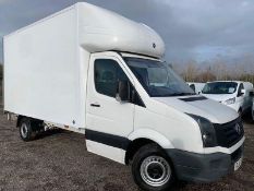 (RESERVE MET) VOLKSWAGEN CRAFTER CR35 2.0 TDI "LWB LUTON BOX VAN" WITH TAIL LIFT - 16 REG - ONLY 64K