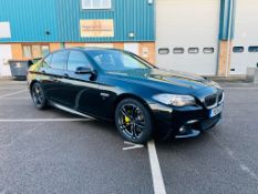 (RESERVE MET)BMW 520d M SPORT EDTION STEP AUTO BLACK (190 BHP)2016 -16REG - SAT NAV -AIR CON -EURO 6