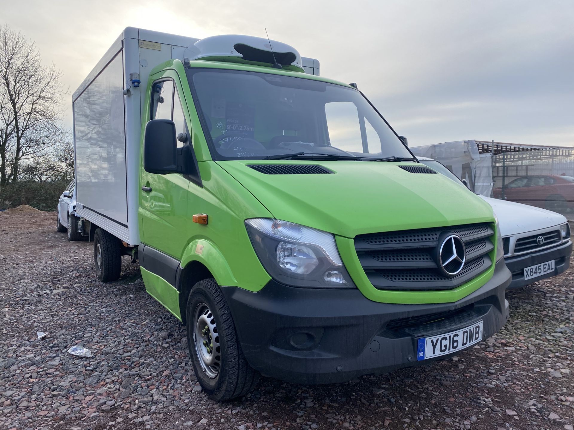 Reserve Met Mercedes sprinter 313cdi lwb Fridge / Freezer Box Van - 2016 REG - Overnight Standby - Image 2 of 11