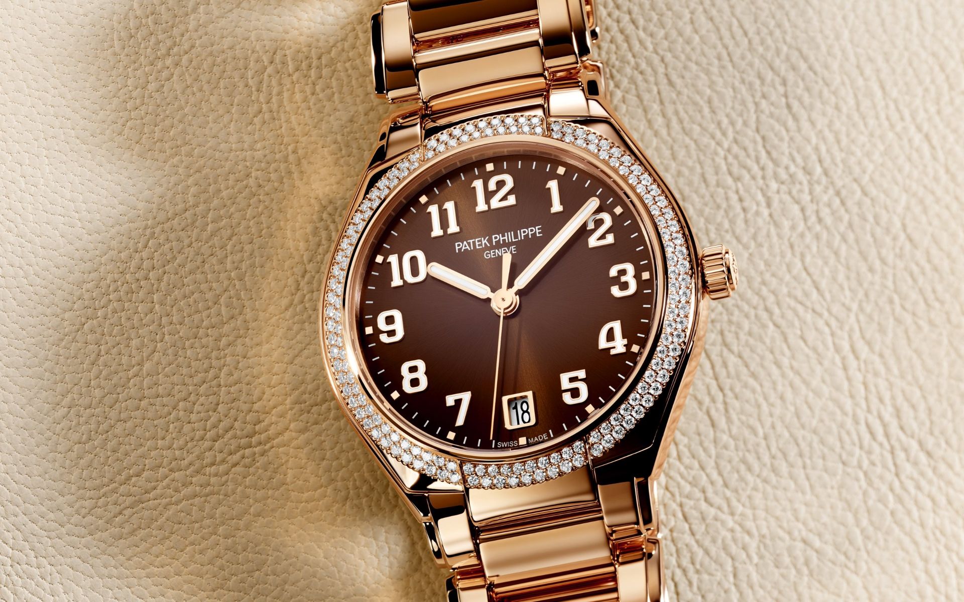 PATEK PHILIPPE *TWENTY-4 AUTOMATIC* (2022 - BRAND NEW UNWORN) *18ct ROSE GOLD - WITH DIAMONDS* - Image 5 of 10