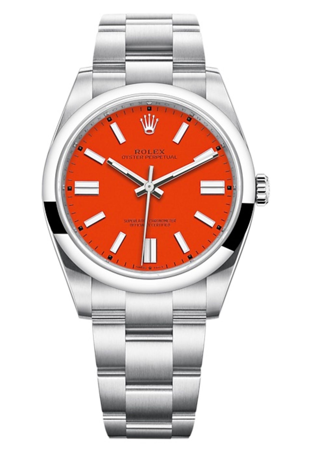 (Reserve Met) Rolex Oyster Perpetual 36mm (2022 - Brand New / Unworn) *Coral Red Dial - Discontinued - Image 2 of 14