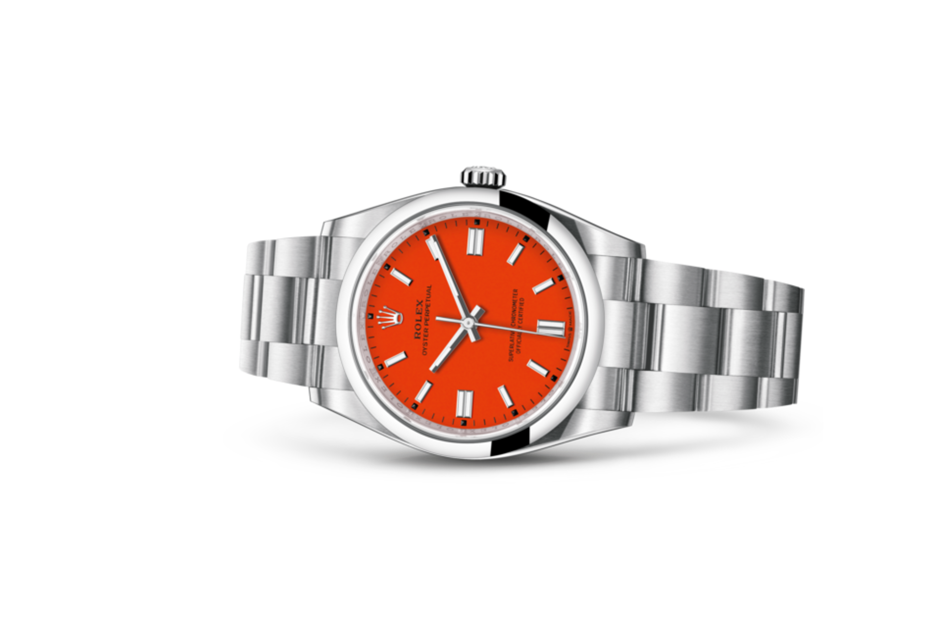 (Reserve Met) Rolex Oyster Perpetual 36mm (2022 - Brand New / Unworn) *Coral Red Dial - Discontinued - Image 3 of 14