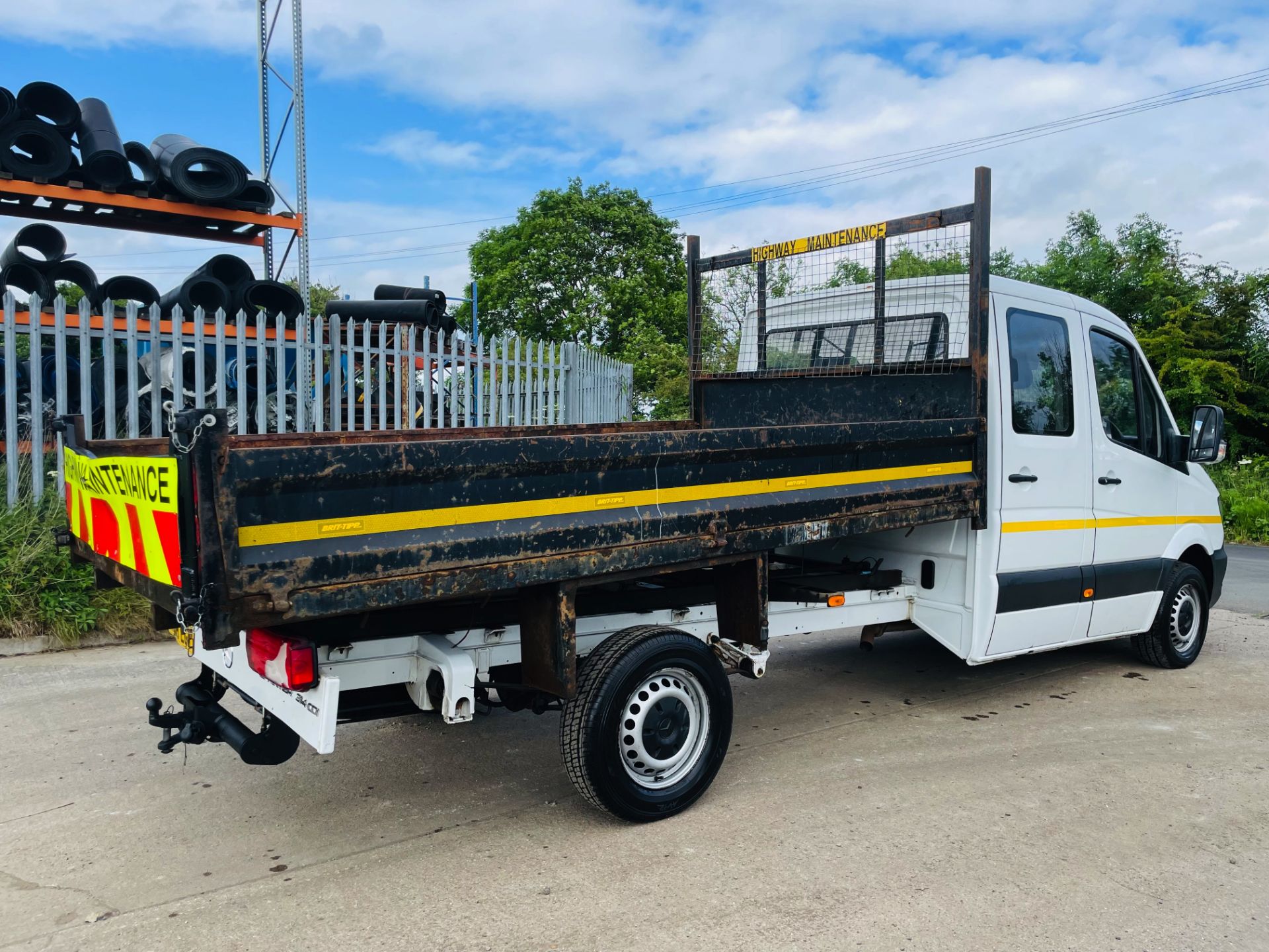 Mercedes Sprinter 314cdi LWB Crew Cab Tipper *2019 Model* Euro 6-ULEZ Compliant-7 Seater-Low Mileage - Image 8 of 16