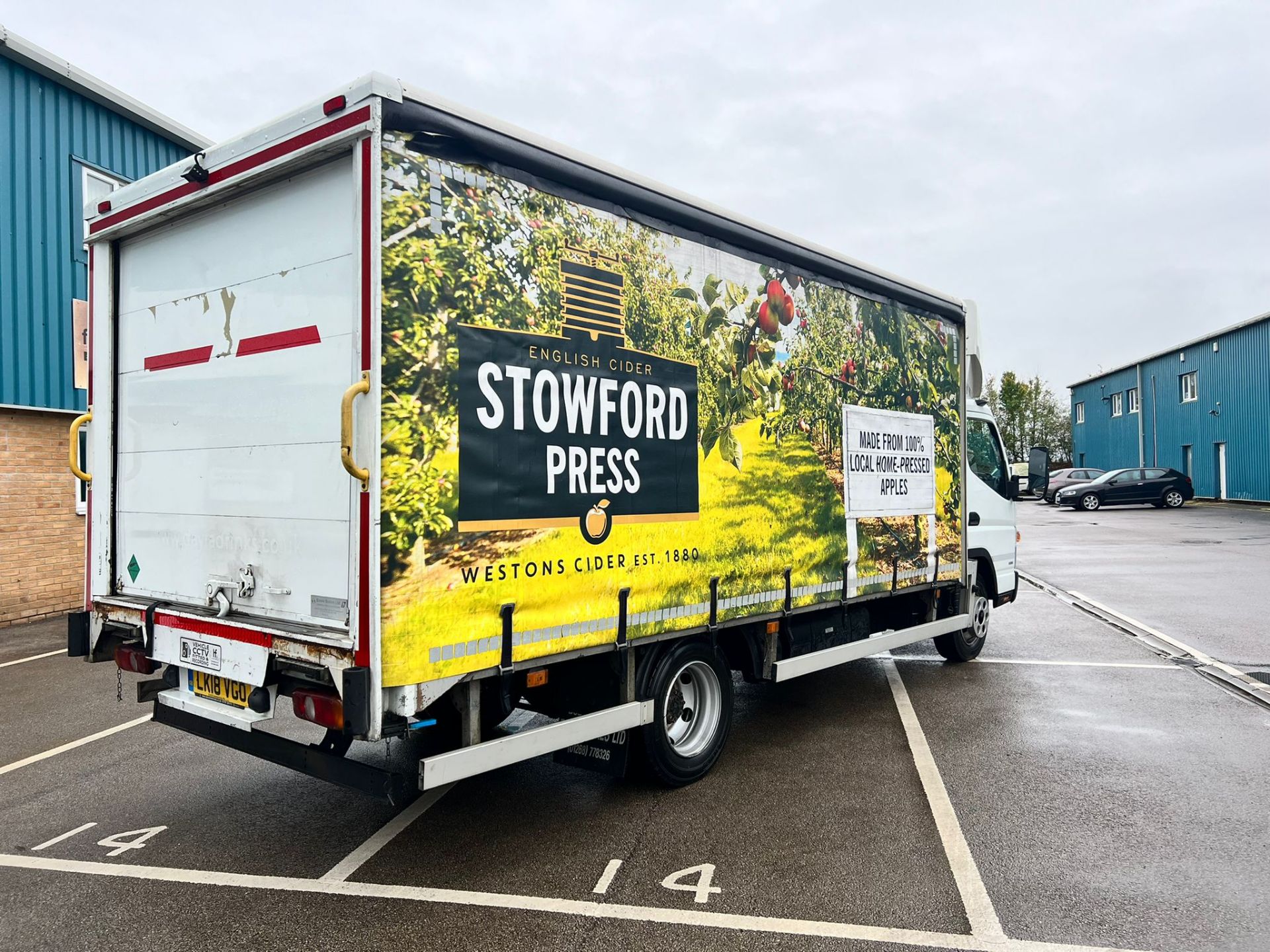 (RESERVE MET)Mitsubishi Fuso Canter 7C15 38 3.0 TD - 7.5 Curtainsider - 2018 18 Reg-69599 Miles Only - Image 6 of 15