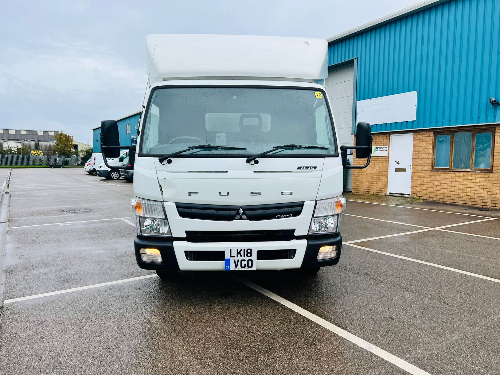 (RESERVE MET)Mitsubishi Fuso Canter 7C15 38 3.0 TD - 7.5 Curtainsider - 2018 18 Reg-69599 Miles Only - Image 4 of 15