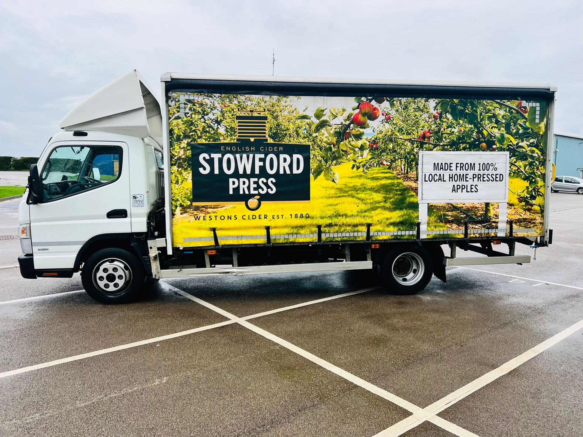 (RESERVE MET)Mitsubishi Fuso Canter 7C15 38 3.0 TD - 7.5 Curtainsider - 2018 18 Reg-69599 Miles Only - Image 3 of 15