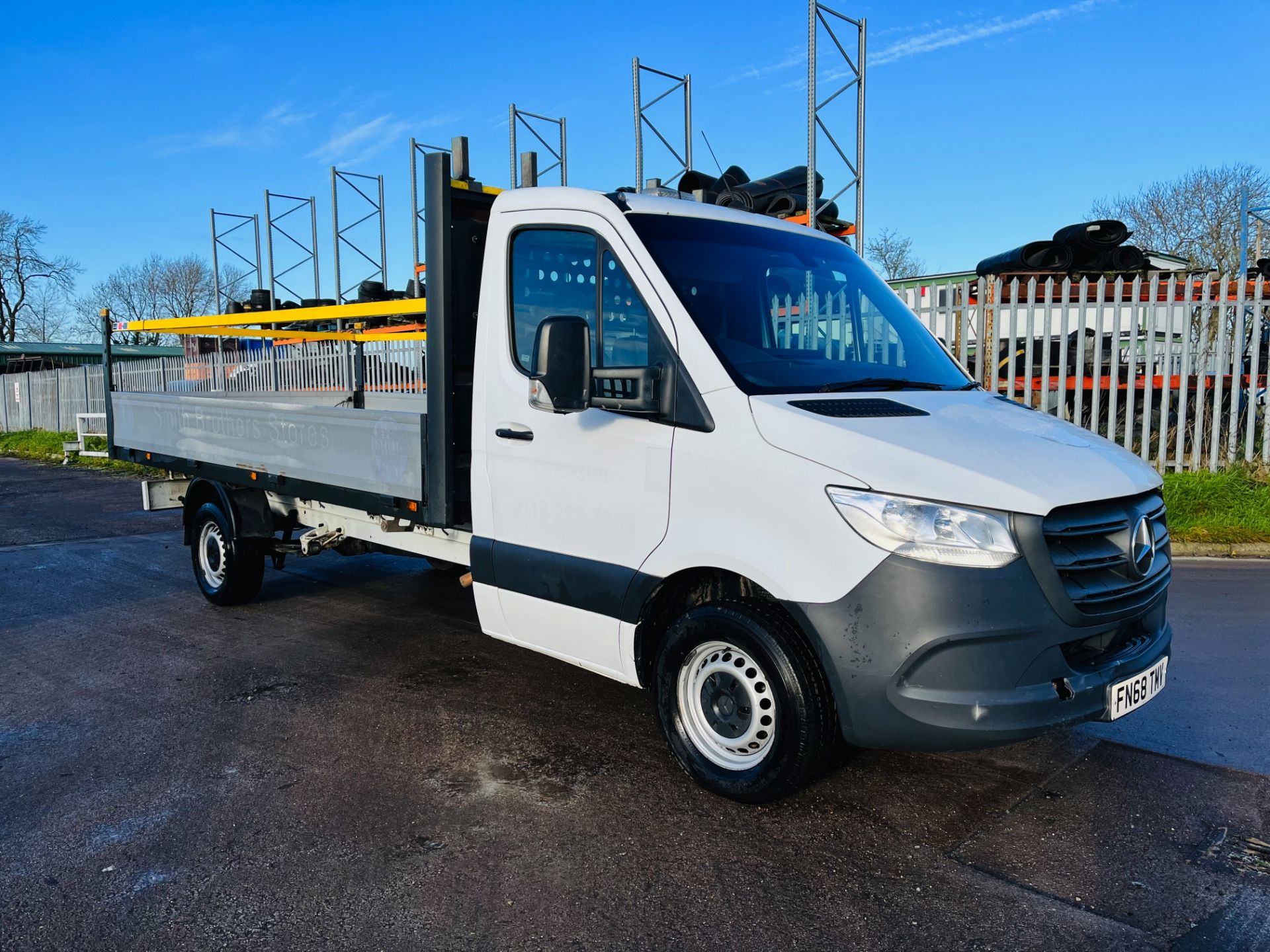 Mercedes-Benz Sprinter 314Cdi Extra Long Wheel Base Alloy Dropside (3500kg) 68 Reg "New Shape" - Image 3 of 20