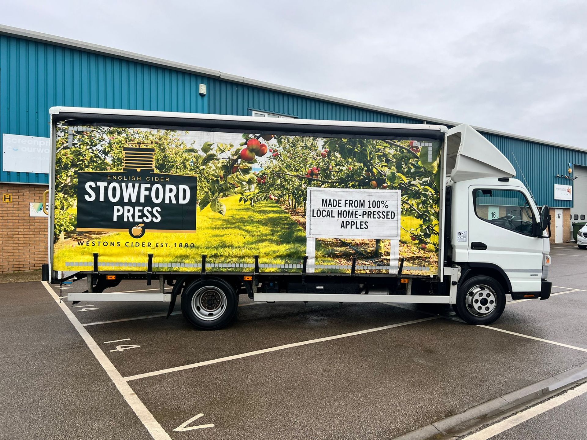 (RESERVE MET)Mitsubishi Fuso Canter 7C15 38 3.0 TD - 7.5 Curtainsider - 2018 18 Reg-69599 Miles Only - Image 5 of 15