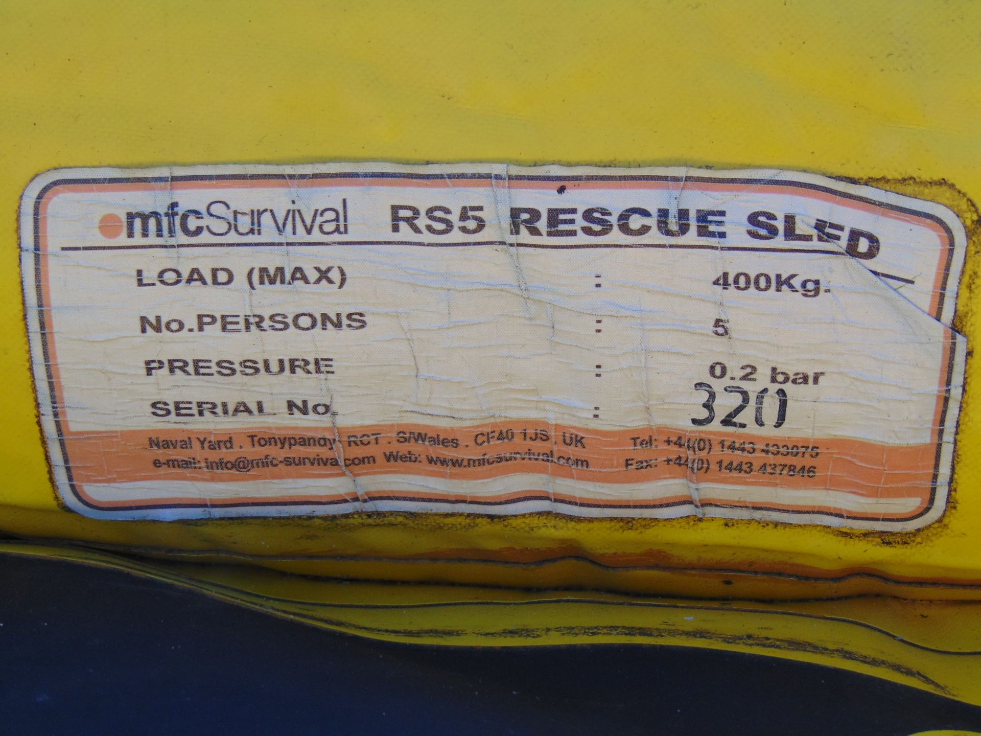 MFC RS5 Inflatable Rescue Sled - Image 6 of 6