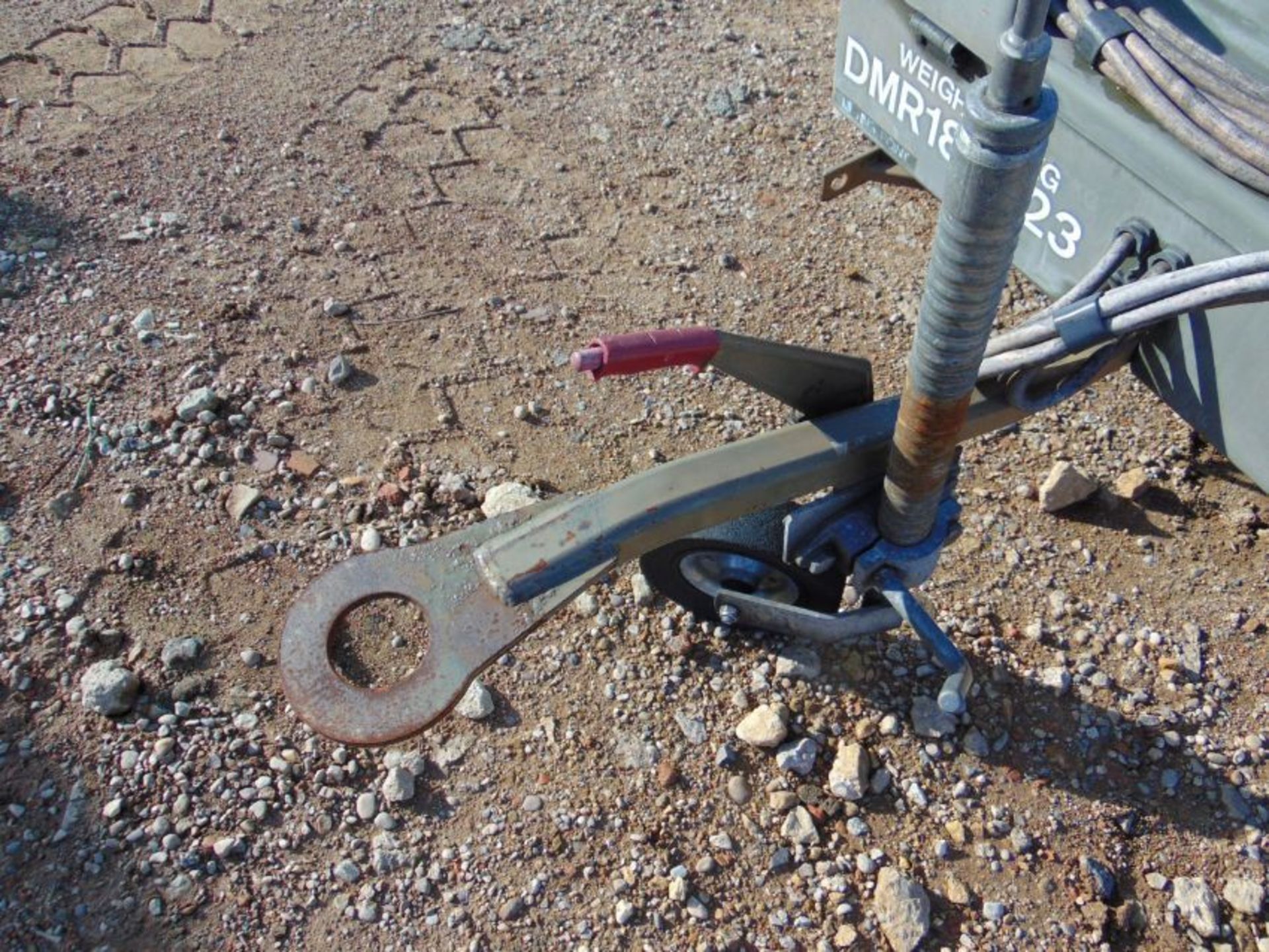 Aircraft Battery Electrical Starter Trolley c/w Batteries and Cables, From RAF - Image 5 of 8