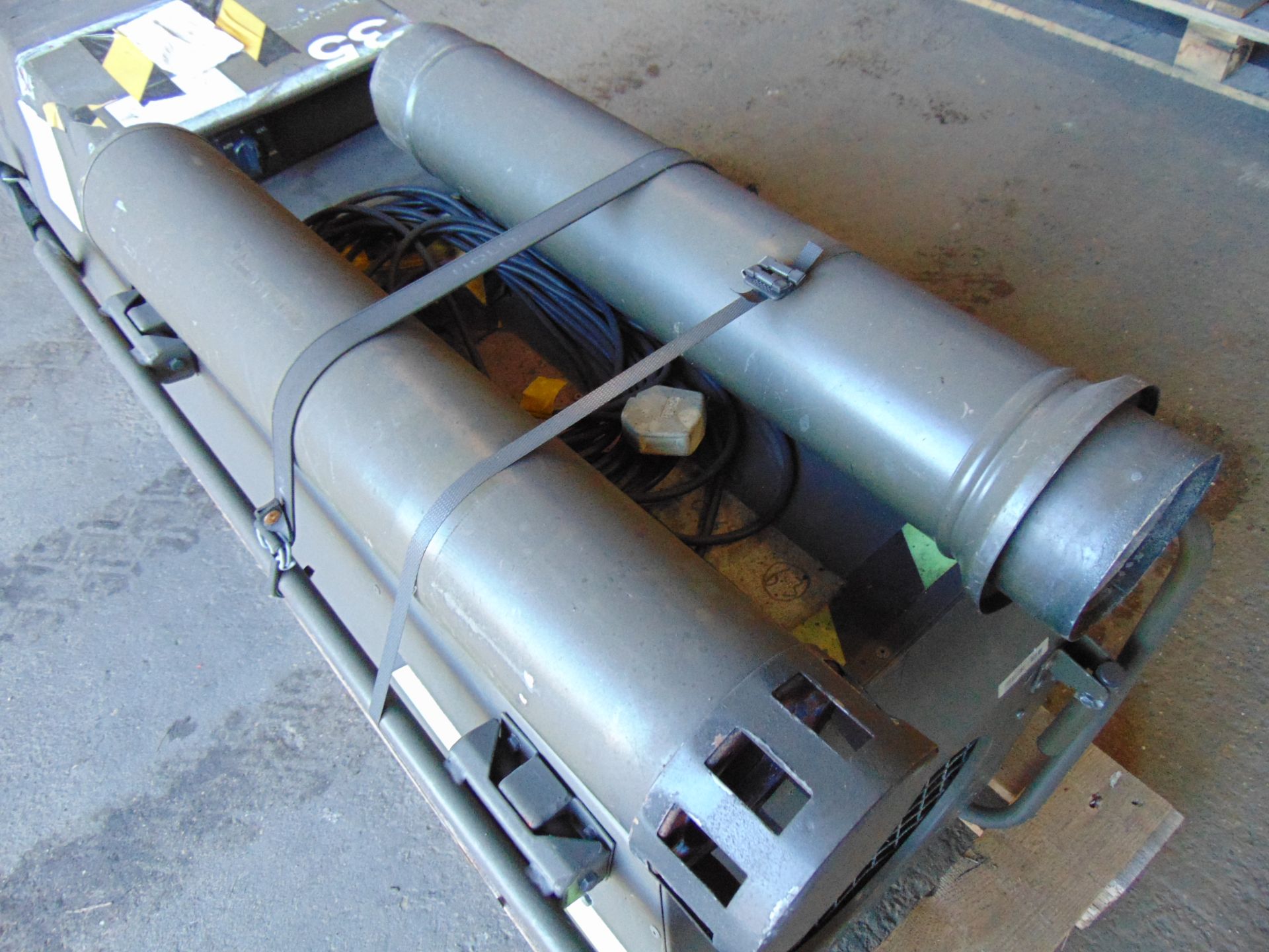 Dantherm VAM-15 Workshop oil/kero/diesel heater c/w fittings as shown - Image 7 of 9