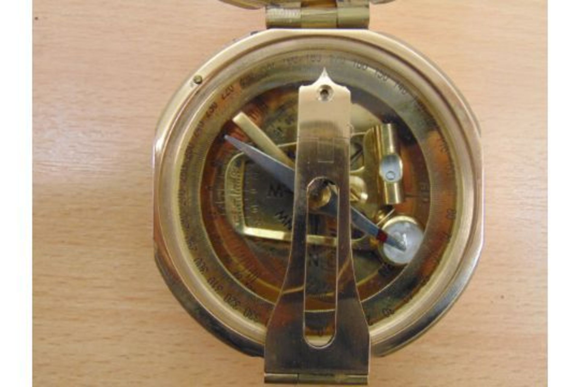 STANLEY BRASS COMPASS REPRO - Image 5 of 7