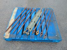 Ground Anchor Pin Set, Consisting of 8 x Anchor Pins, 1 x Anchor Plate