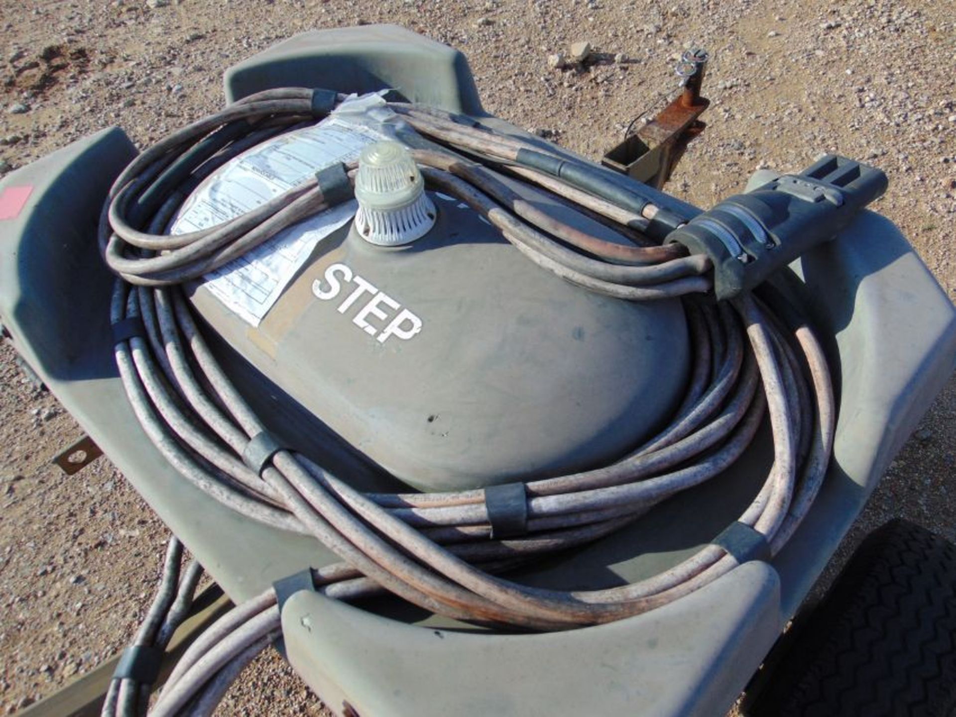 Aircraft Battery Electrical Starter Trolley c/w Batteries and Cables, From RAF - Image 4 of 8