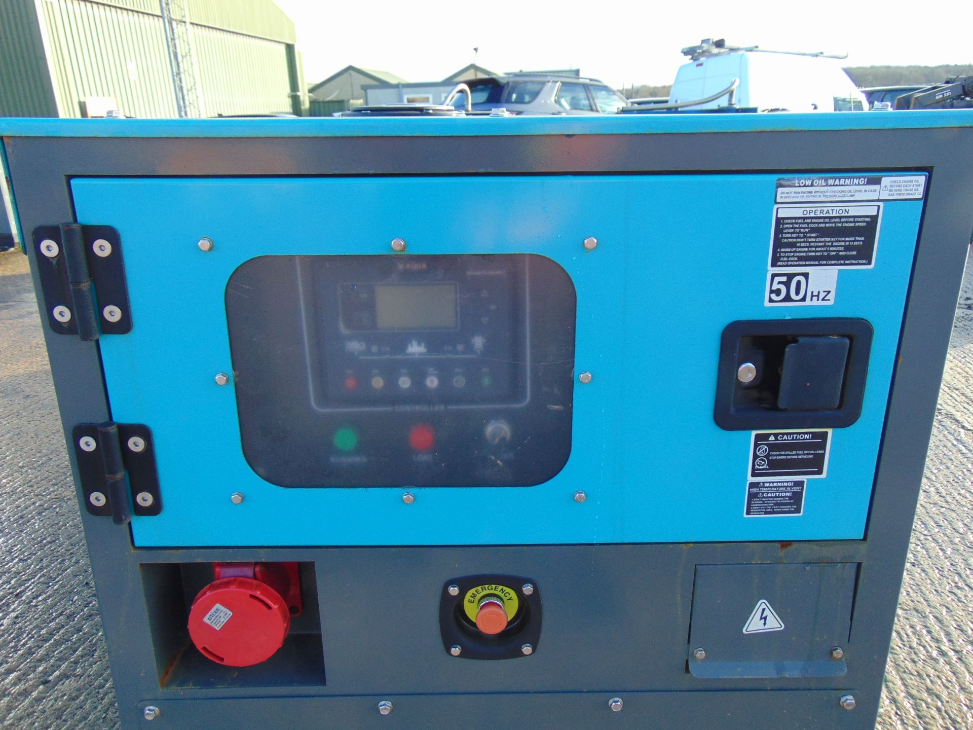 2020 UNISSUED 50 KVA 3 Phase Silent Diesel Generator Set - Image 8 of 17