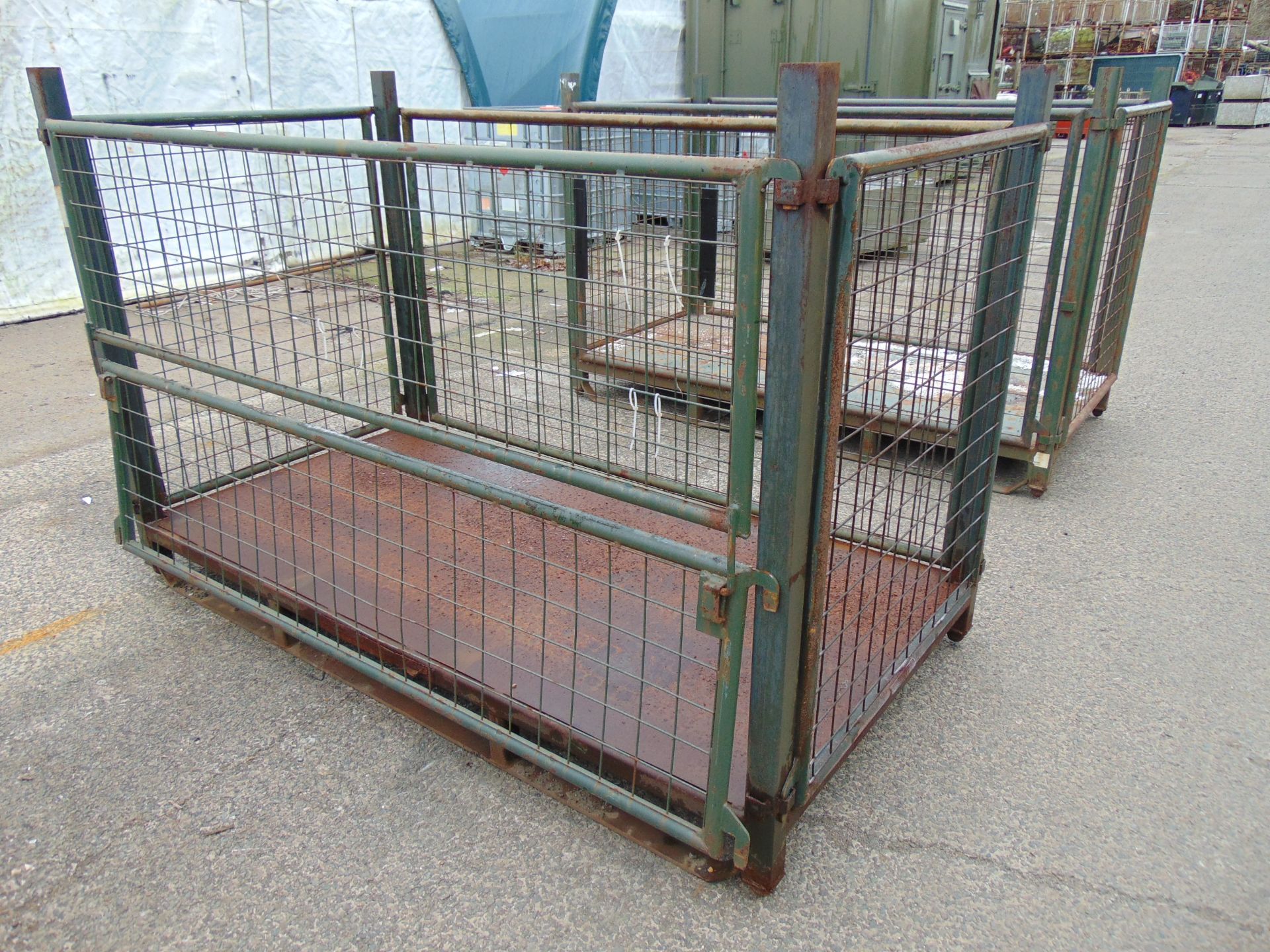 Heavy Duty Metal Stackable Stillage / Post Pallet
