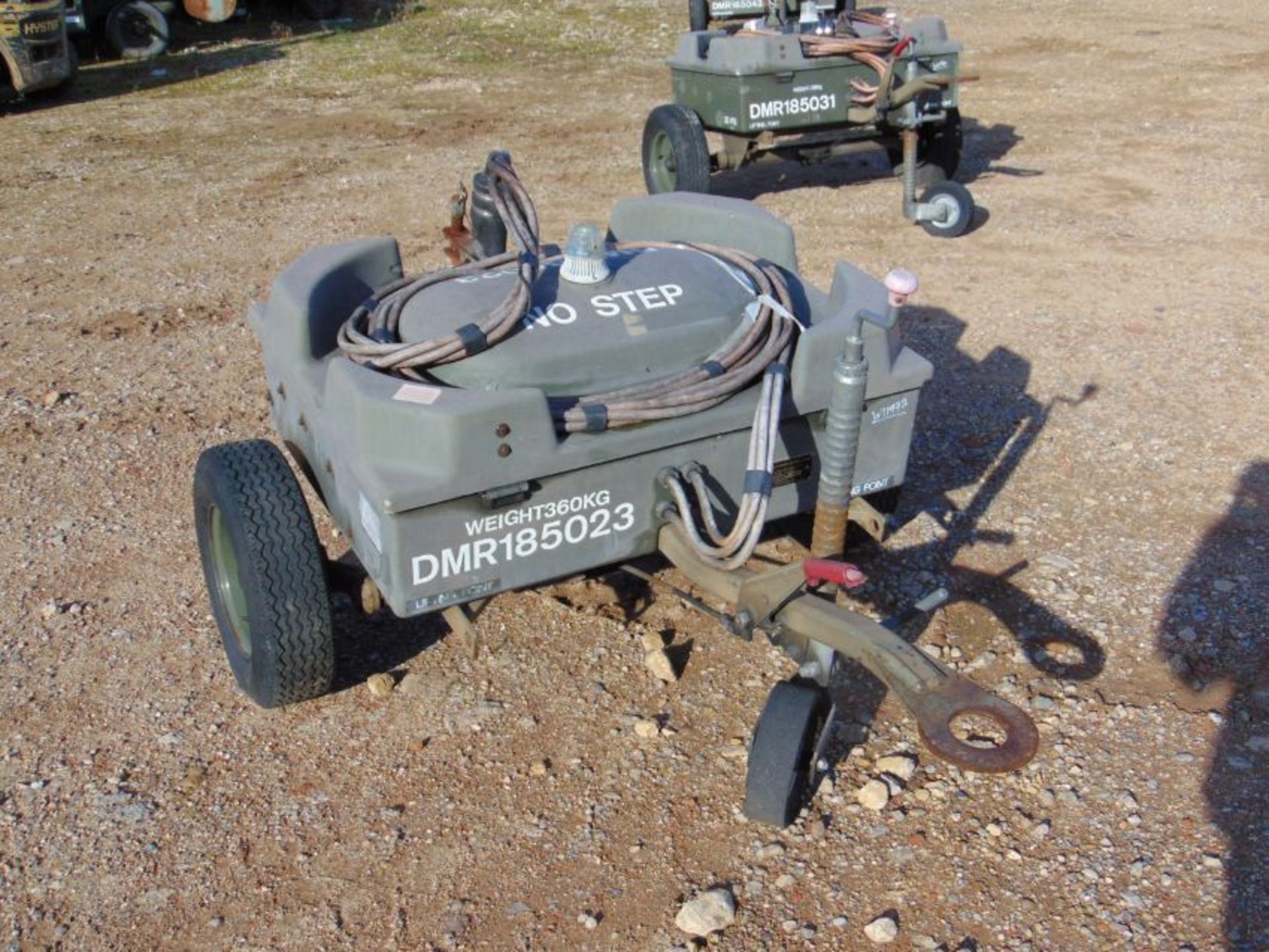 Aircraft Battery Electrical Starter Trolley c/w Batteries and Cables, From RAF