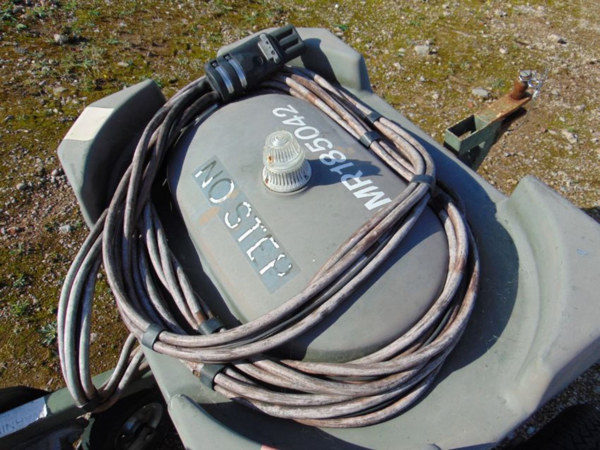 Aircraft Battery Electrical Starter Trolley c/w Batteries and Cables, From RAF - Image 4 of 8