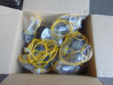 10 x New Unissued 100 watt Hanging Lights with Fitting as shown