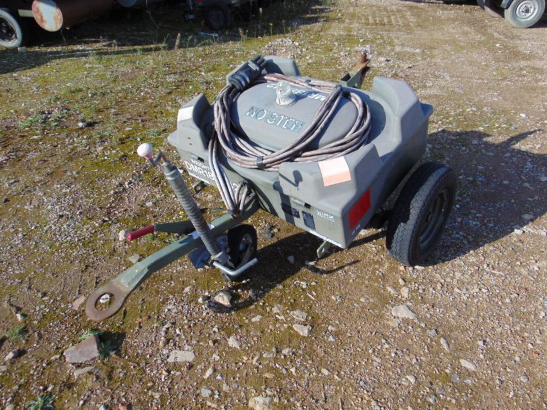 Aircraft Battery Electrical Starter Trolley c/w Batteries and Cables, From RAF - Image 2 of 8