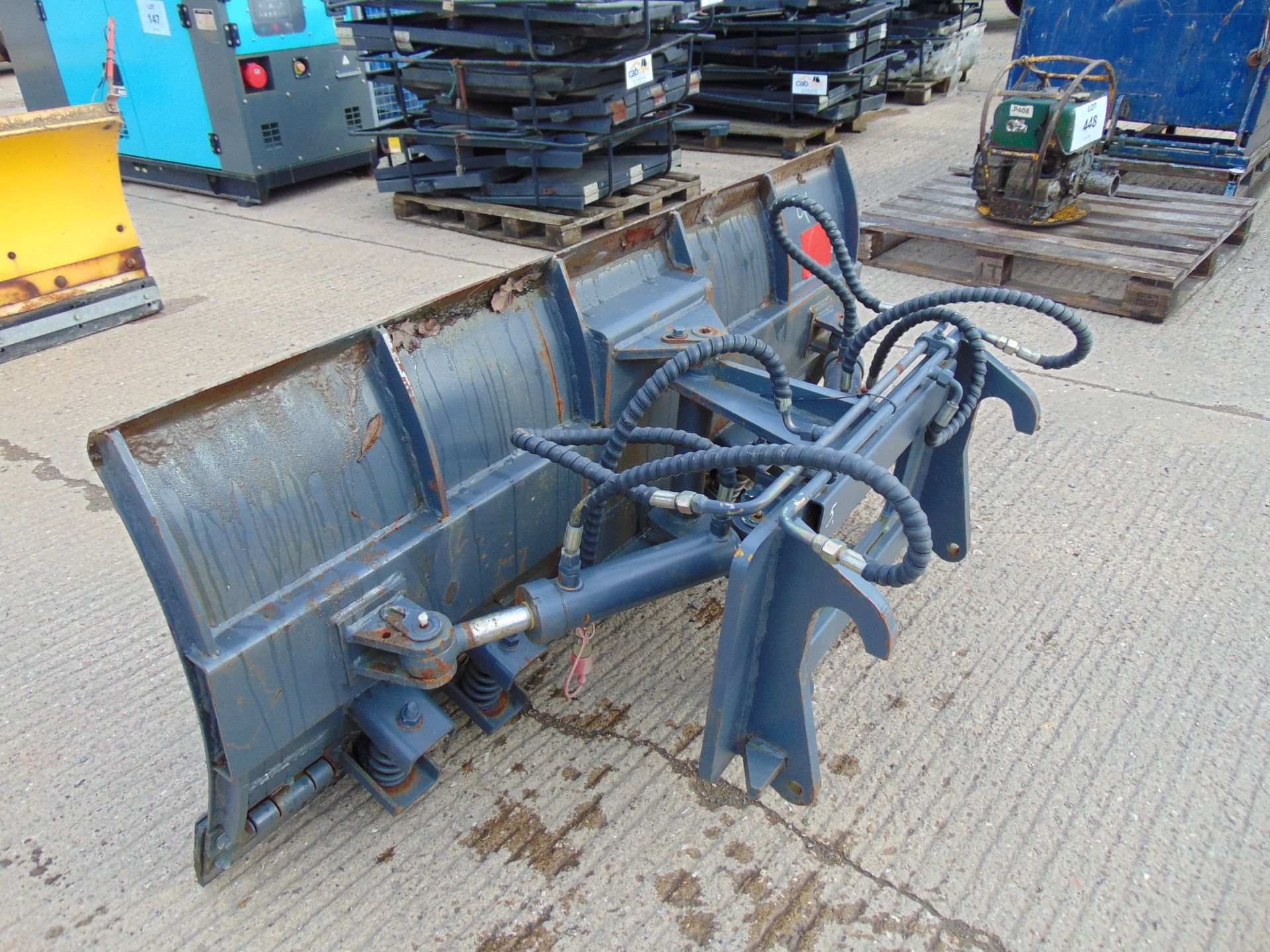 6' Hydraulic Snow Plough Blade for Telehandler, Forklift, Tractor Etc - Image 3 of 8