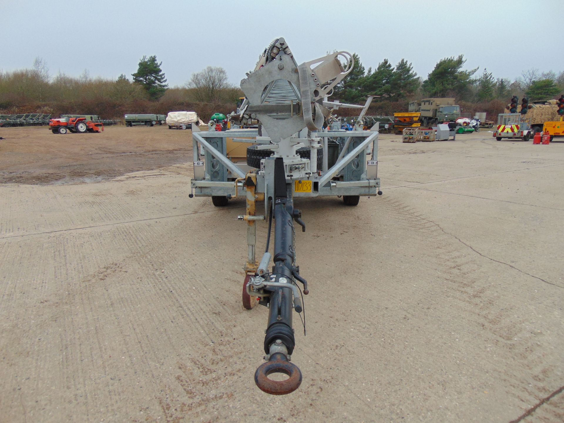 Ex Reserve Sesanti Mobile Surveillance/Communications Tower 21m High Mounted on Single Axle Trailer - Image 2 of 44