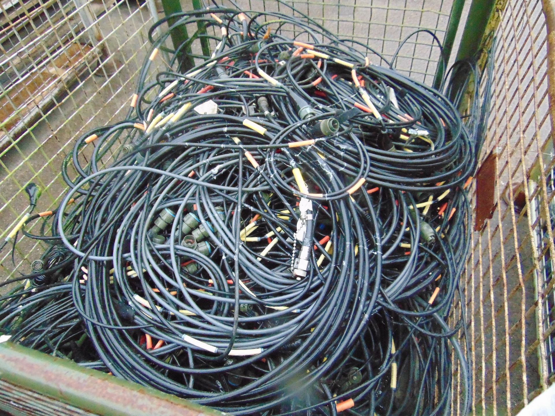 1 x Stillage of Clansman/Bowman Etc. Radio Cables as shown - Image 2 of 2