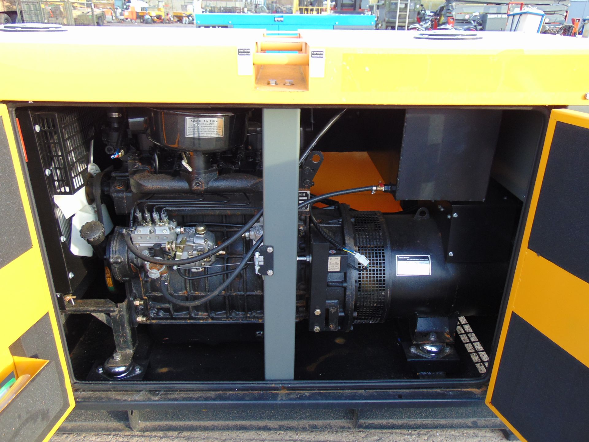 2020 UNISSUED 50 KVA 3 Phase Silent Diesel Generator Set - Image 11 of 17