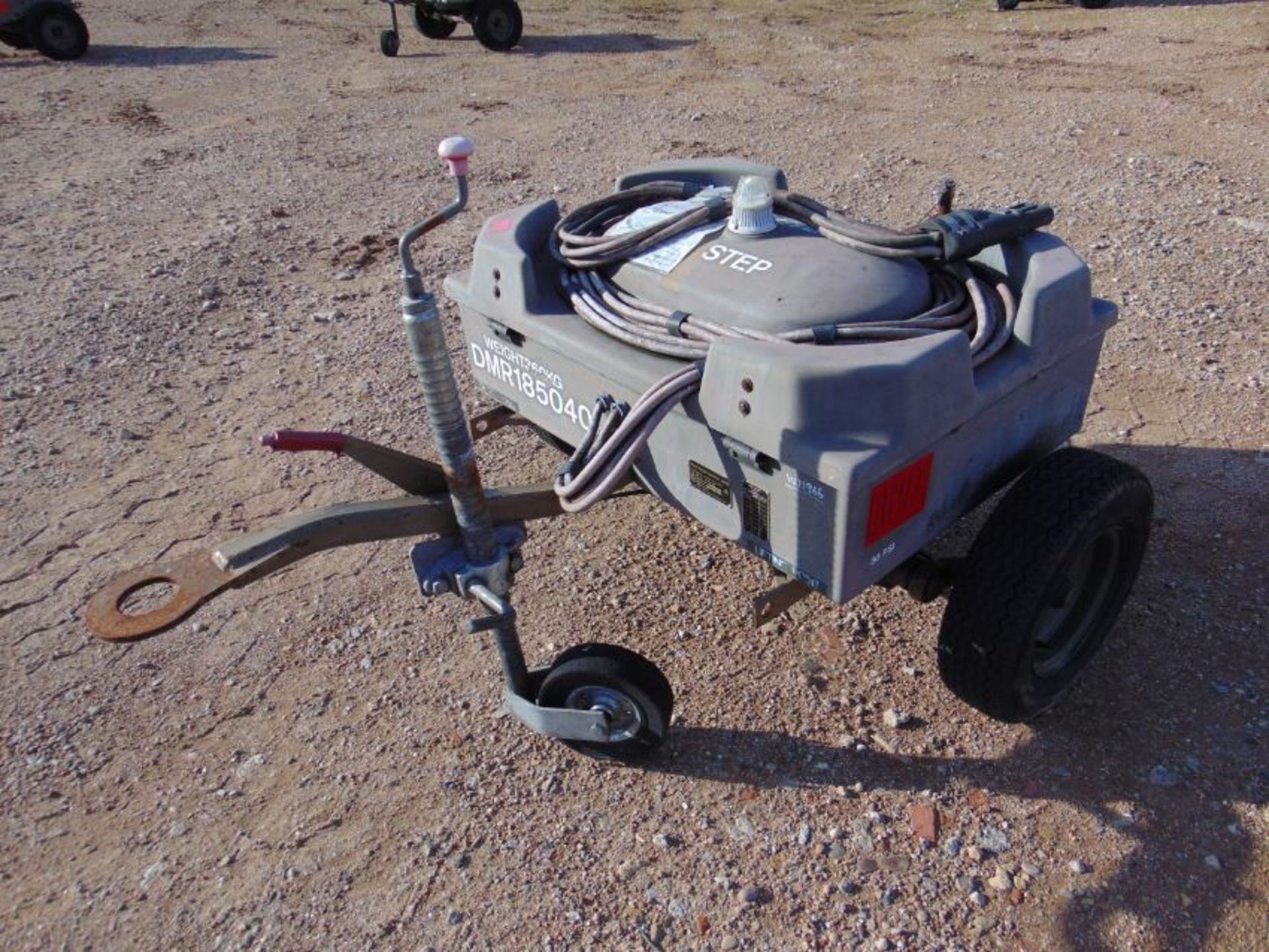 Aircraft Battery Electrical Starter Trolley c/w Batteries and Cables, From RAF - Image 2 of 8