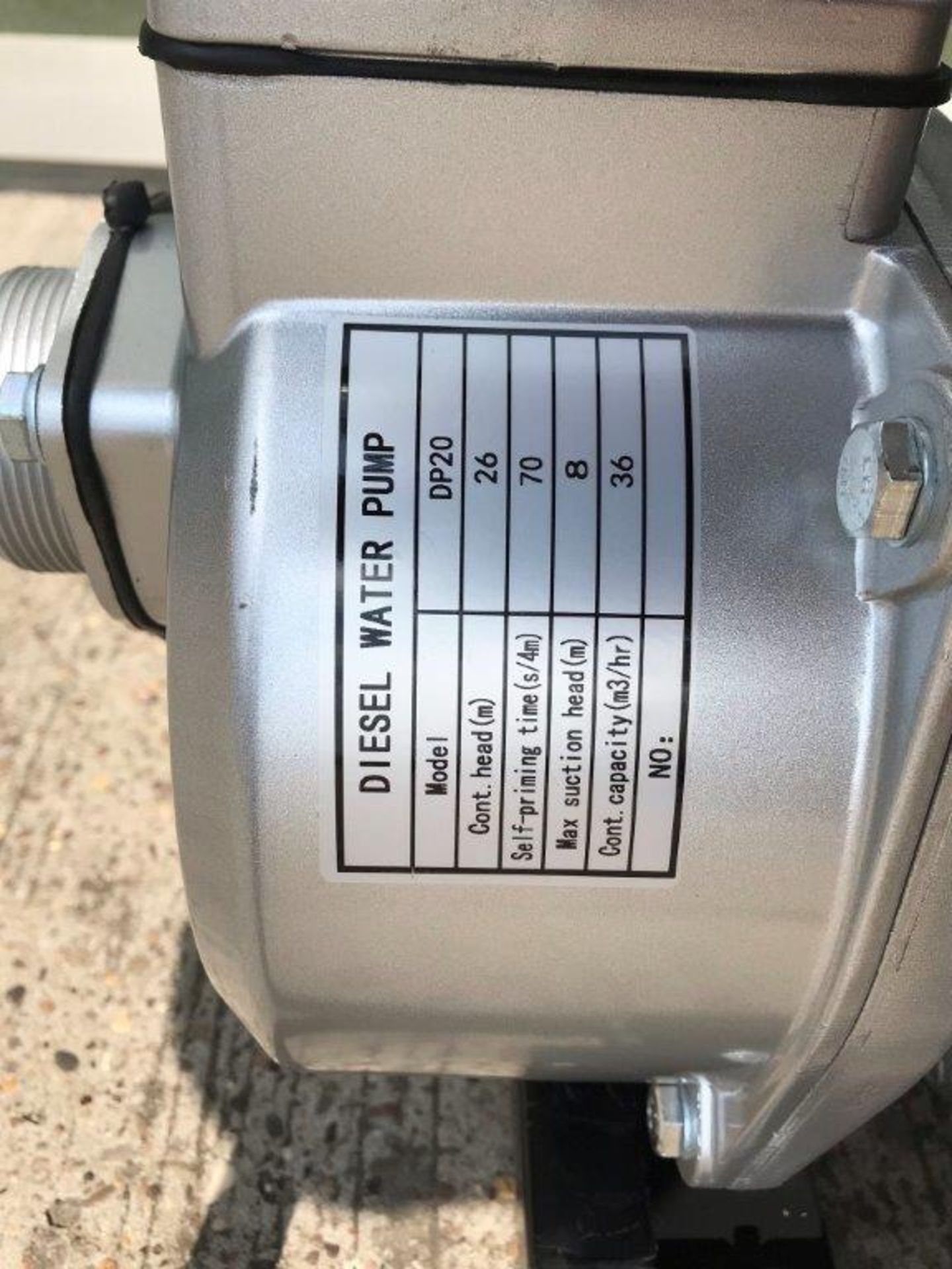 ** BRAND NEW ** Unused DP20 - 2” Diesel Water Pump - Image 11 of 22