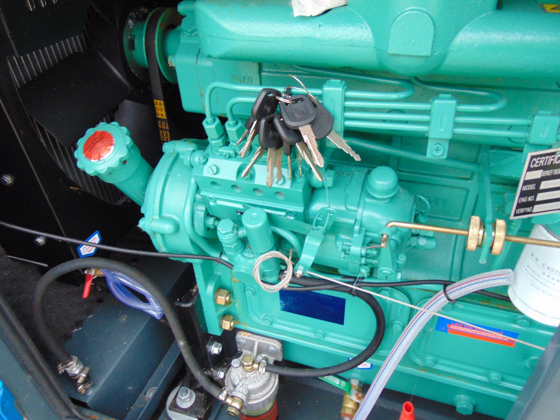 2020 UNISSUED 50 KVA 3 Phase Silent Diesel Generator Set - Image 10 of 19