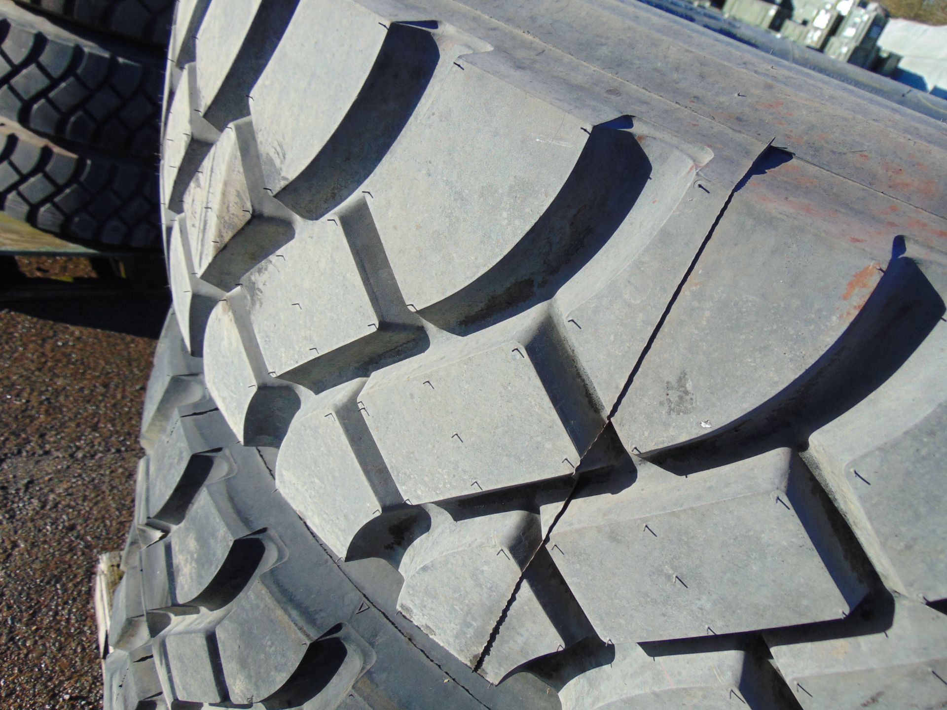 Qty 4 x Goodyear 12.00R20 G388 Unisteel tyres, unused still with bobbles fitted on 8 stud rims - Image 4 of 8