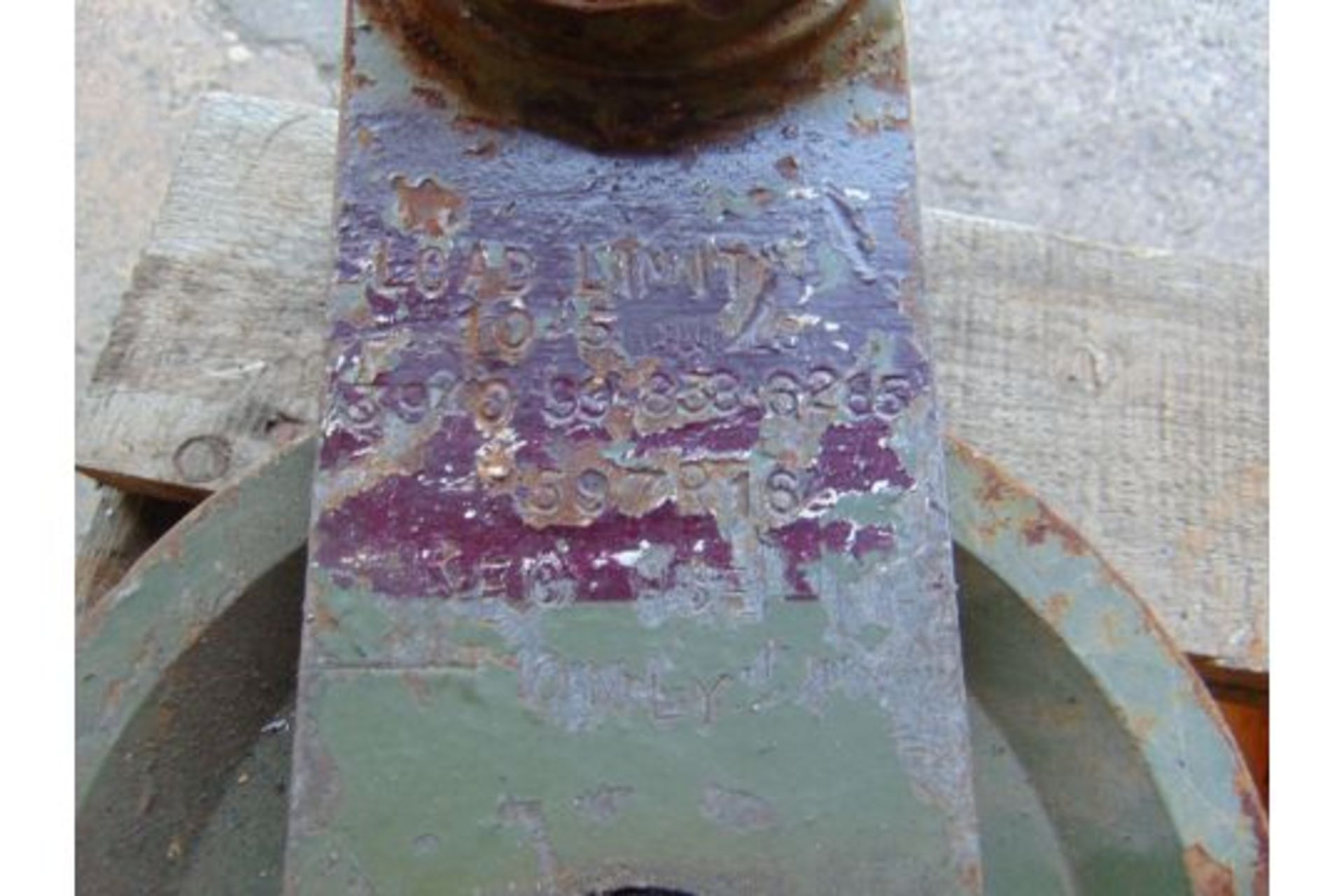 10.5t Single Recovery Pulley Block, as issued on CVR(T) Samson CES - Image 2 of 4