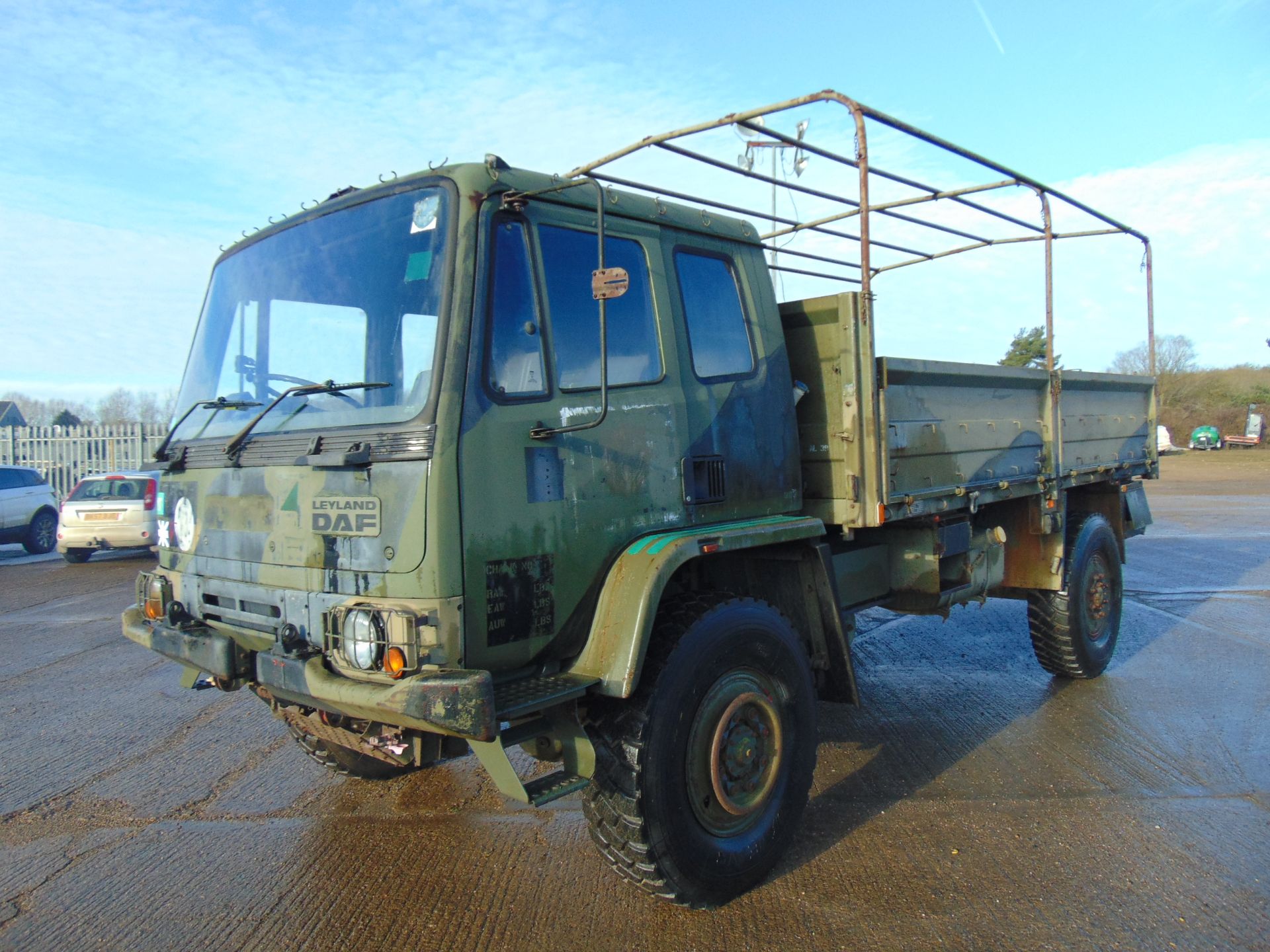 Leyland Daf 45/150 4 x 4 fitted with Hydraulic Winch ( operates Front and Rear ) - Image 3 of 26