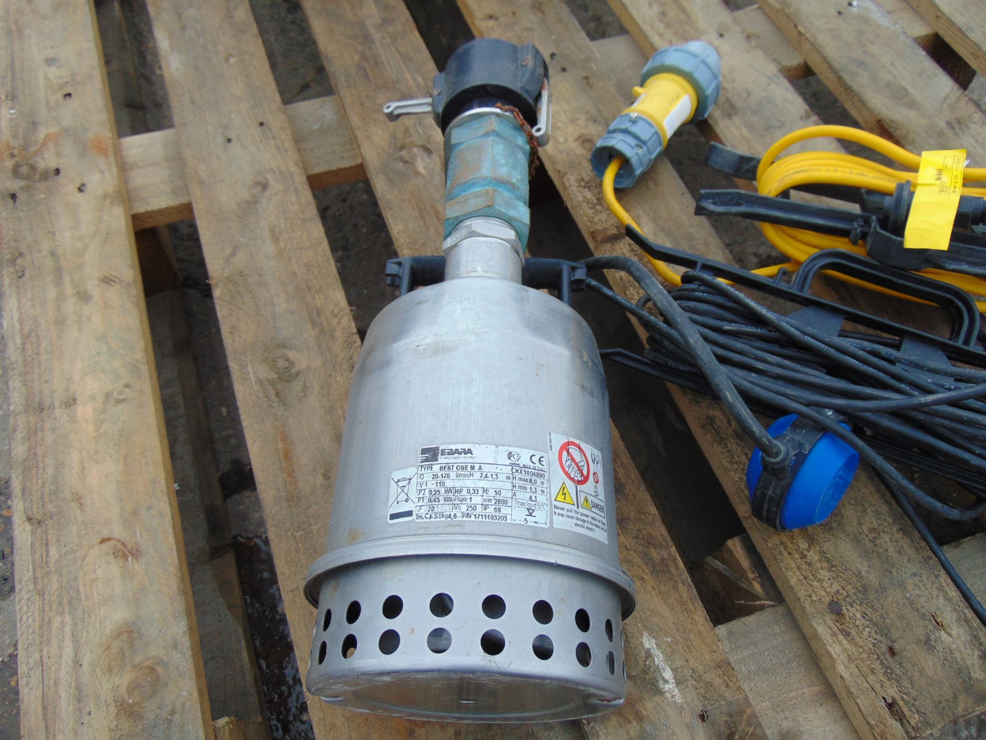 Ebara Best One MA Automatic Float Submersible Pump 110V - Image 3 of 4