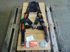 4 x Securon 720BL/V5 4 Point Troop Seat Restraint Harnesses