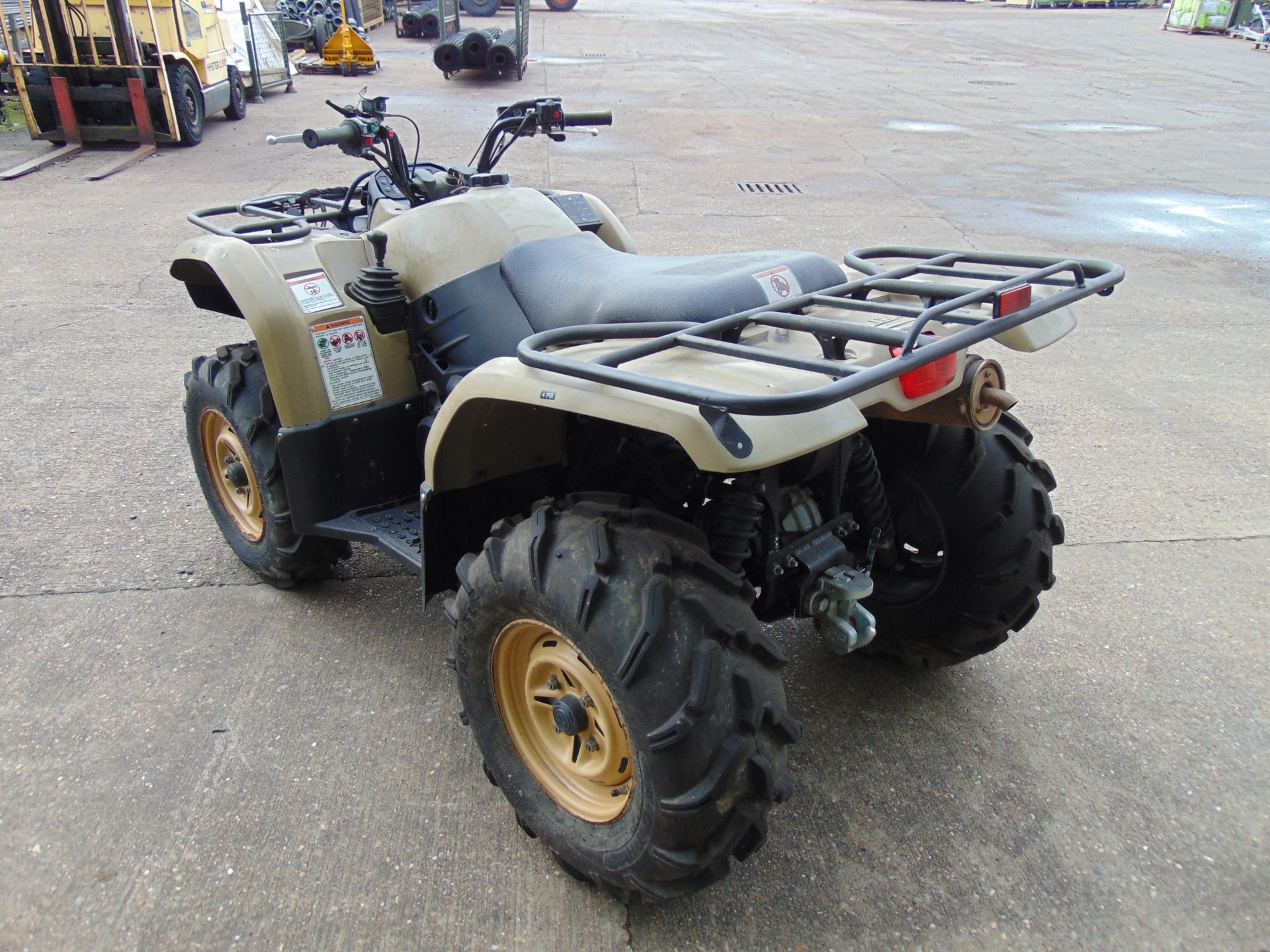 Military Specification Yamaha Grizzly 450 4 x 4 ATV Quad Bike Complete with Winch 591 Hours Only! - Image 8 of 16