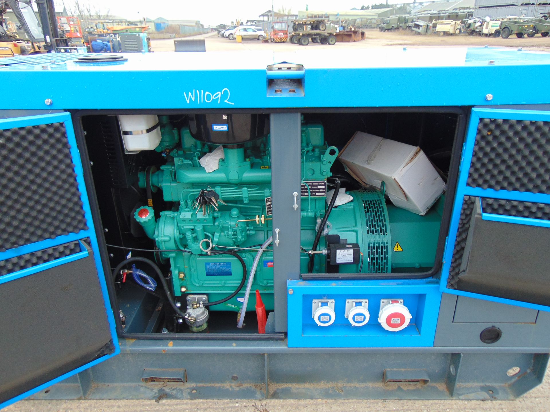 2020 UNISSUED 50 KVA 3 Phase Silent Diesel Generator Set - Image 9 of 19