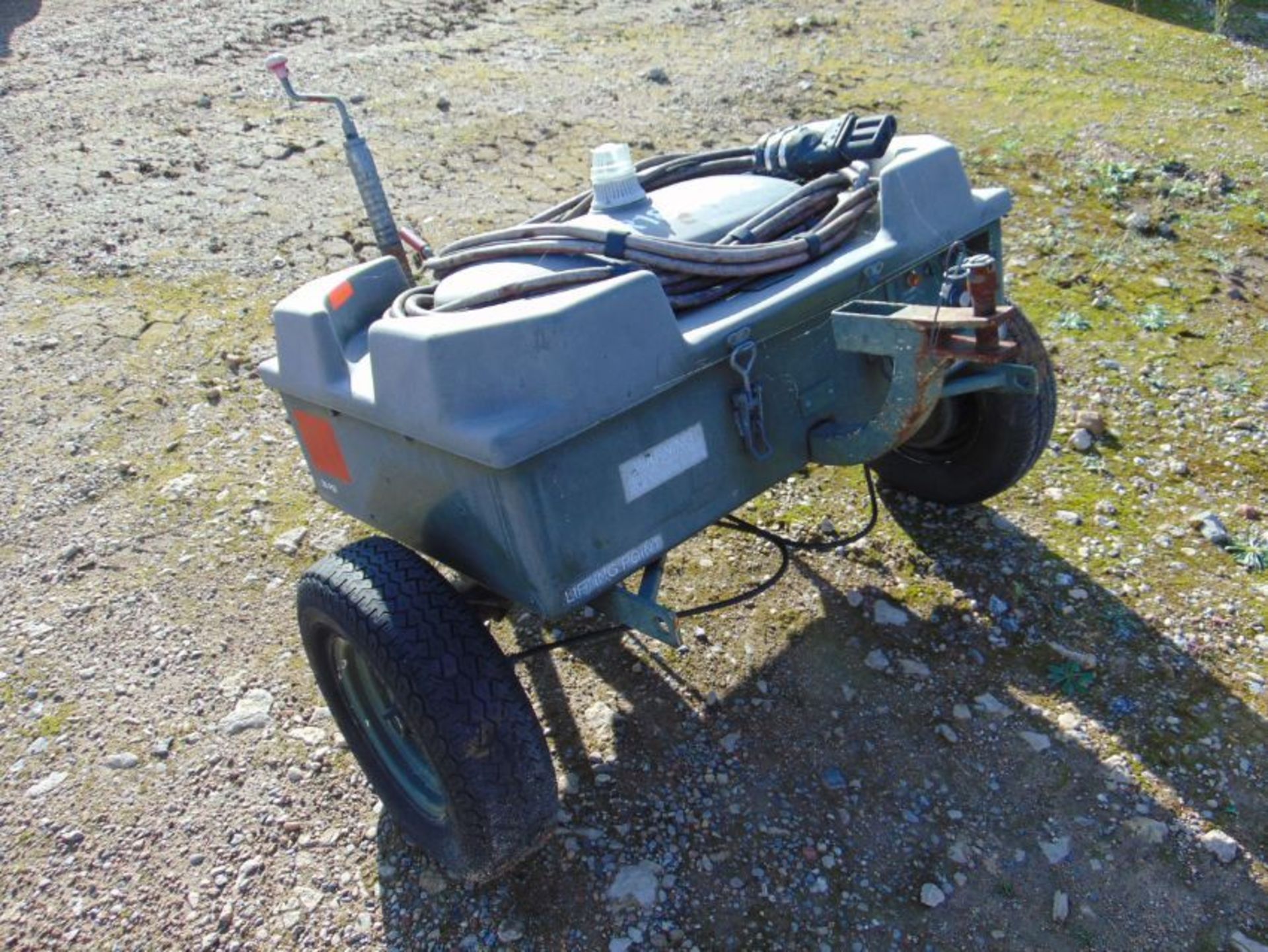 Aircraft Battery Electrical Starter Trolley c/w Batteries and Cables, From RAF - Image 3 of 8