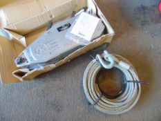 Unissued Tractel T32 Tirfor Winch, with winch rope