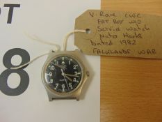 V Rare CWC FAT BOY W10 Service Watch NATO Marks Dated 1982 , FALKLANDS WAR